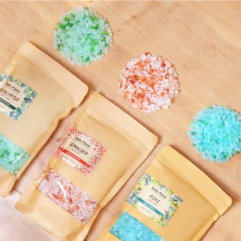 Folk & Flora Eucalyptus sare de baie relaxantă - imagine 3